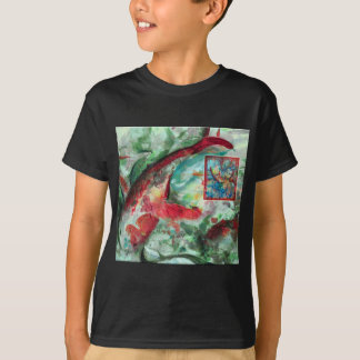 Koi Carp Fish Painting T-Shirt