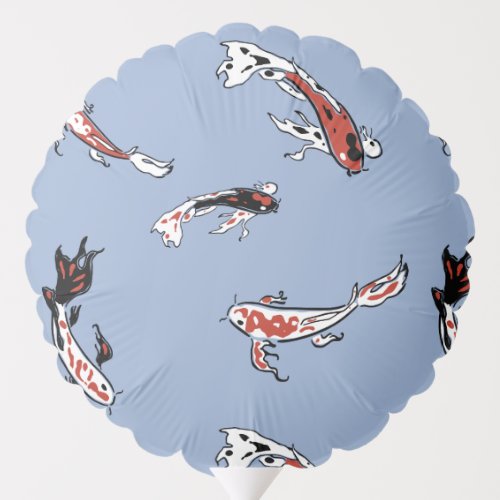 Koi Carp Fish Pattern Balloon