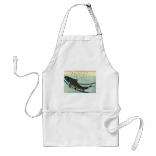 Koi (Carp) - Hiroshige's Japanese Fish Print Adult Apron