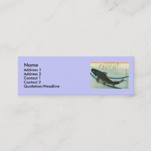 Koi (Carp) - Hiroshige's Japanese Fish Print Mini Business Card