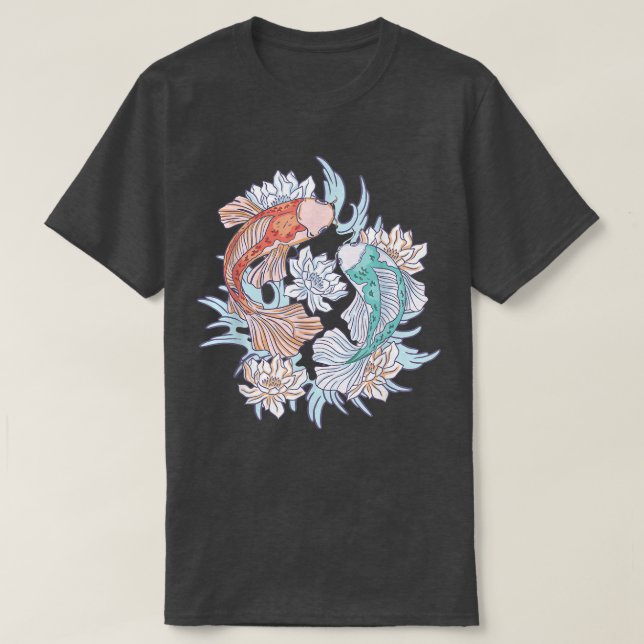 Koi Carp Kohaku Japan T-Shirt (Design Front)