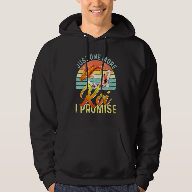 Koi Carp - Nishikigoi Japan Pond Japanese Fish Hoodie (Front)