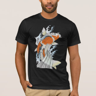 Koi carp Tatto style tee