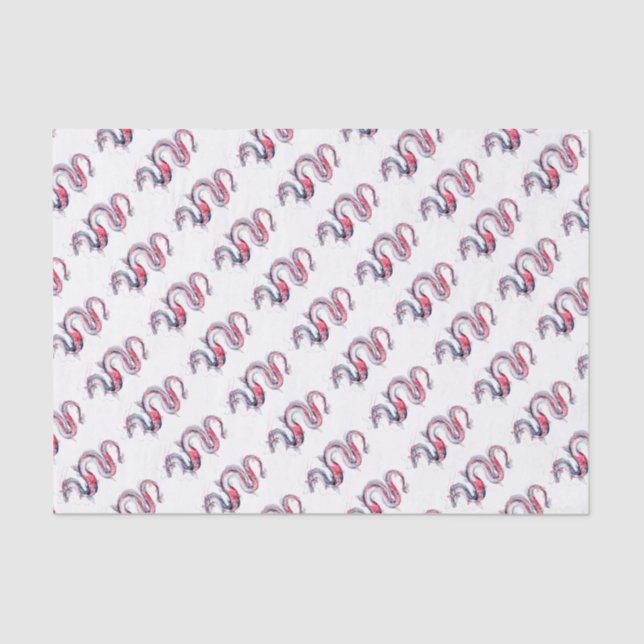 Koi Dragon Tissue Paper (Front)