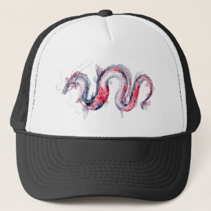 Koi Dragon Trucker Hat