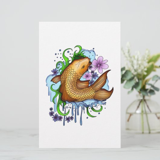 Koi Fish (Standing Front)