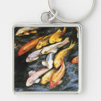 Koi Fish Art Painting Pendant Keychains