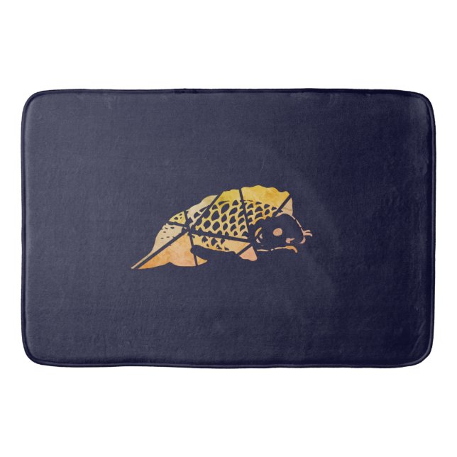  Koi Fish  Bath Mat (Front)