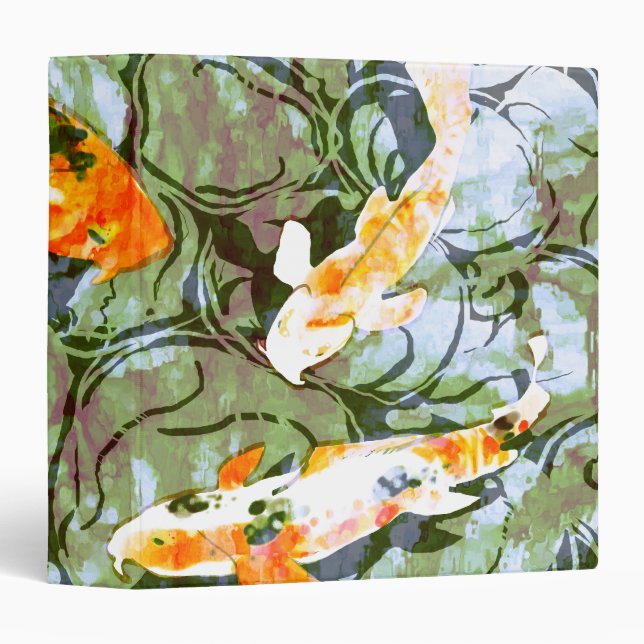 Koi Fish Binder (Front/Spine)