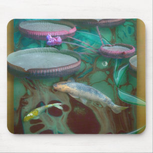 Koi Fish BORN OF DRAGONFLY #3 Mouse Pad