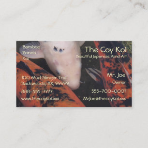 Koi Fish Business Card