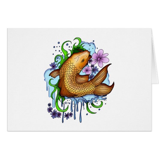 Koi Fish Cards (Front Horizontal)