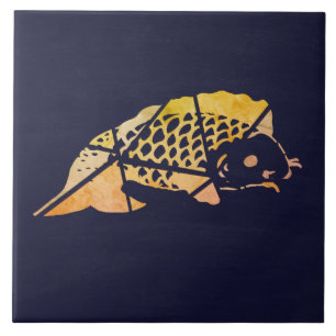 Koi Fish Ceramic Tile