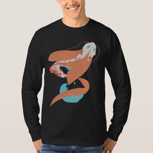 Koi Fish Circling Hourglass 333 T-Shirt (Front)