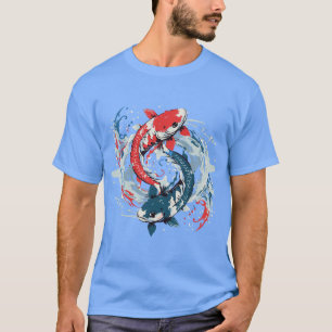 Koi Fish Customizable Add Name/Phrase T-Shirt