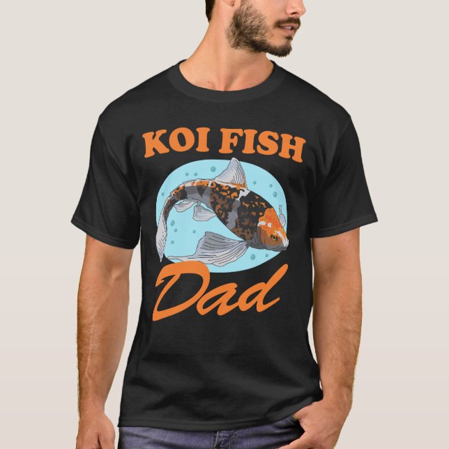 Koi Fish Dad Nishikigoi T-Shirt (Front)