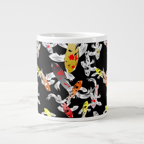 Koi Fish Design Giant Coffee Mug