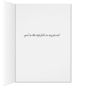 Koi Fish Design, Just wanted to let you know... Cards (Inside (Right))