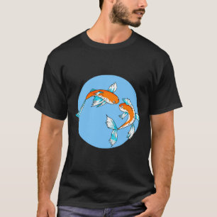 Koi Fish Digital Art T-Shirt