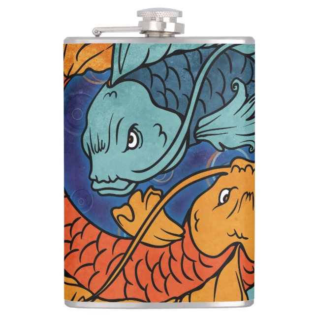 Koi Fish Flask (Front)