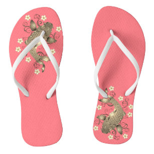 pink fish flops