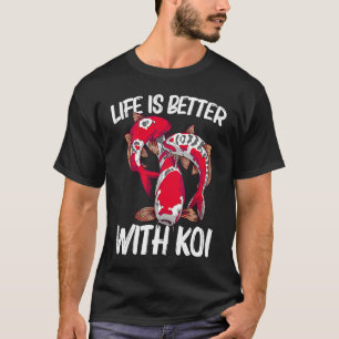 Koi Fish  For Men Women Japan Koi Carp Fishes Pond T-Shirt