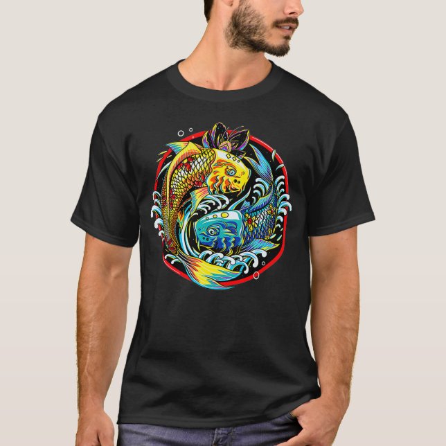 Koi Fish Gift Men Women Kids Japanese Koi Fish T-Shirt (Front)