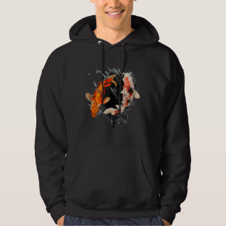 Koi Fish I Koi Carp Pond Japan Tattoo Hoodie
