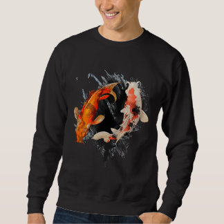 Koi Fish I Koi Carp Pond Japan Tattoo Sweatshirt