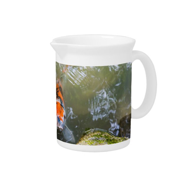 Koi fish in a pond beverage pitcher (Right)