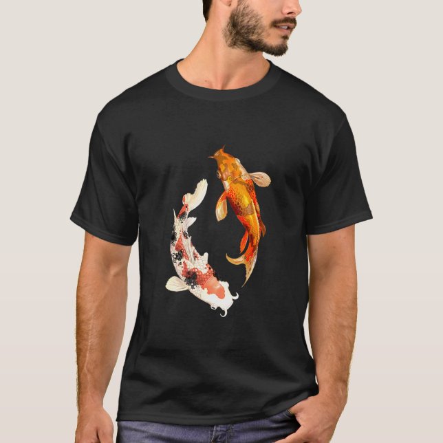Koi Fish In The Pond T-Shirt (Front)