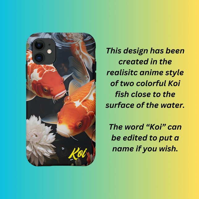 Koi fish iphone case (Creator Uploaded)