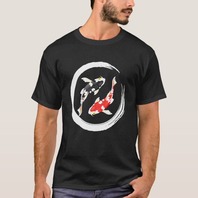 Koi Fish Japanese Carp Nishikigoi Breeder Japan Fi T-Shirt (Front)