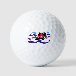 Koi fish joy golf balls