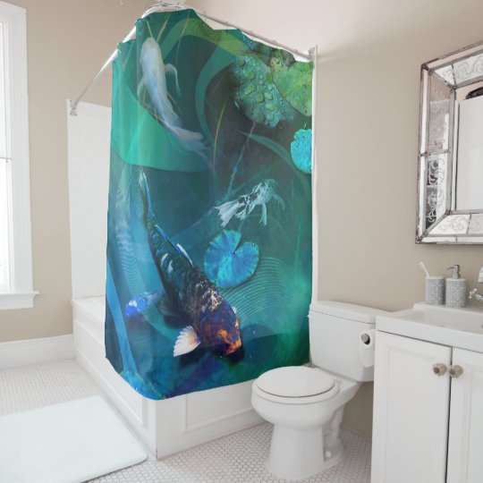 Koi Fish JOY OF KOI Shower Curtain