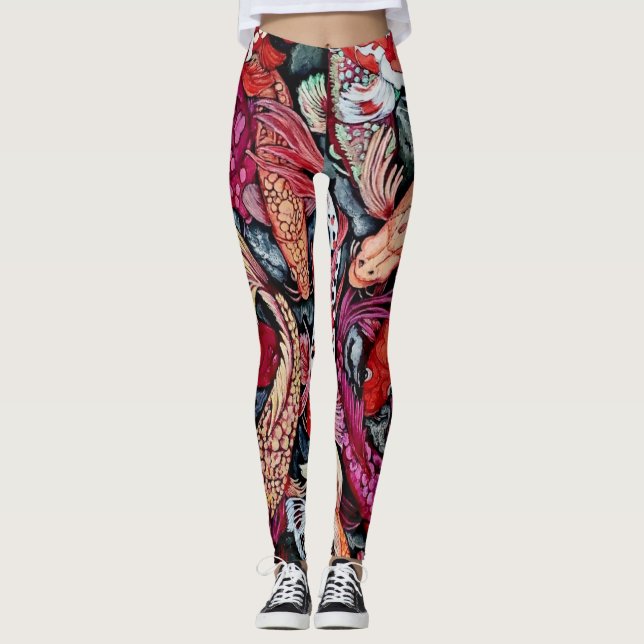 Koi Fish Leggings (Front)