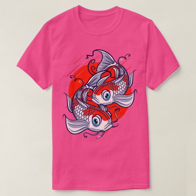 Koi Fish Lover Water Pond Animal Pet Asian Japanes T-Shirt (Design Front)