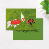 Koi Fish Meeting Artist Trading Card (Desk)