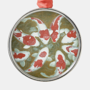 KOI FISH METAL ORNAMENT