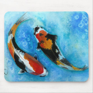 Koi Fish Mouse Pad