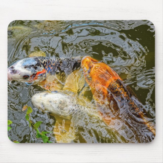 koi fish mouse pad (Front)