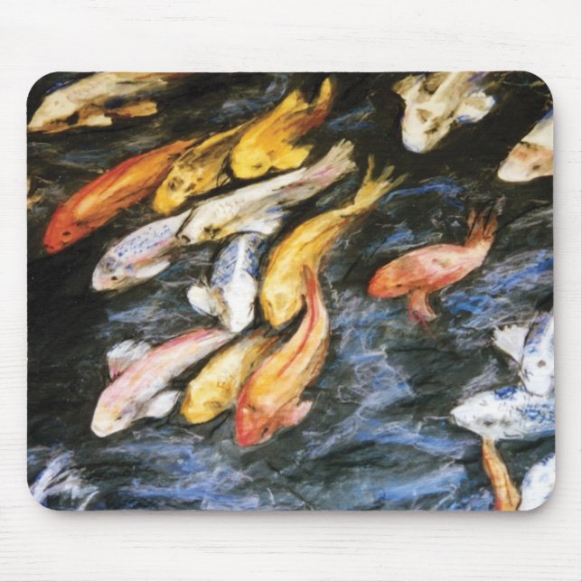 Koi Fish Mousepad (Front)