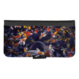 KOI FISH OVER FLOWING iPhone 8/7 WALLET CASE