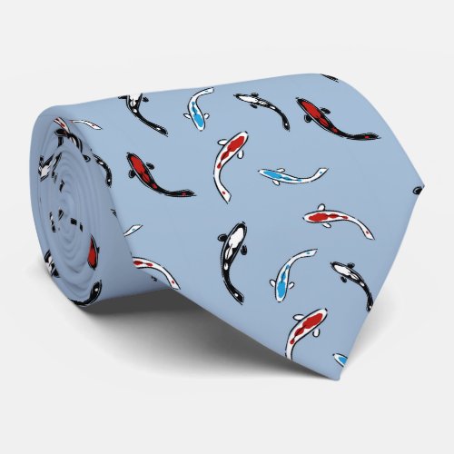 Koi fish pattern II Tie