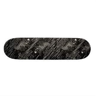Koi Fish Pattern Skateboard