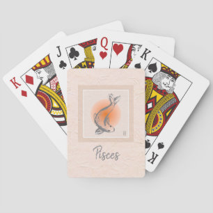 Koi FIsh Pisces Poker Cards