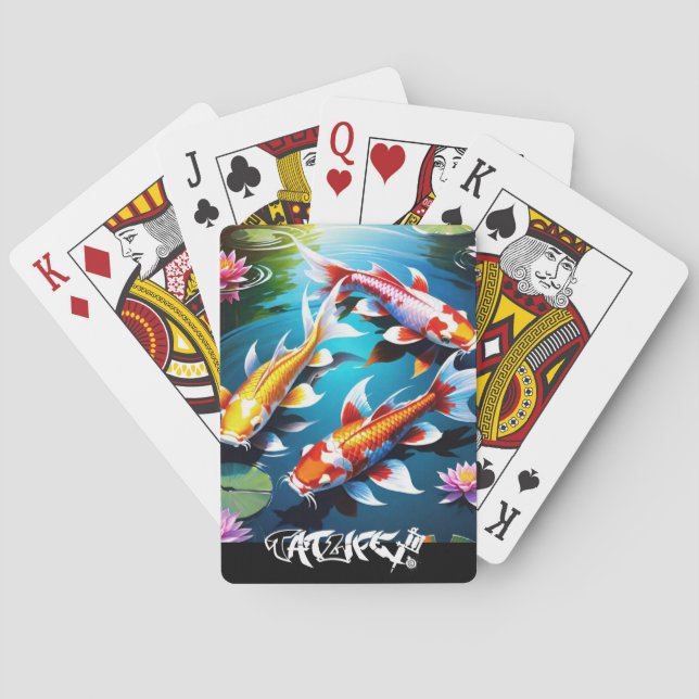 Koi Fish Playing Cards (Back)