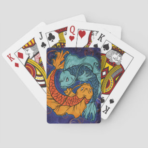 Koi Fish Poker Cards