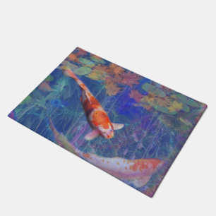 Koi Fish Pond Doormat