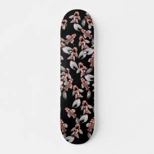 Koi Fish Pond Lovers Nature Art Koi Ponds Skateboard